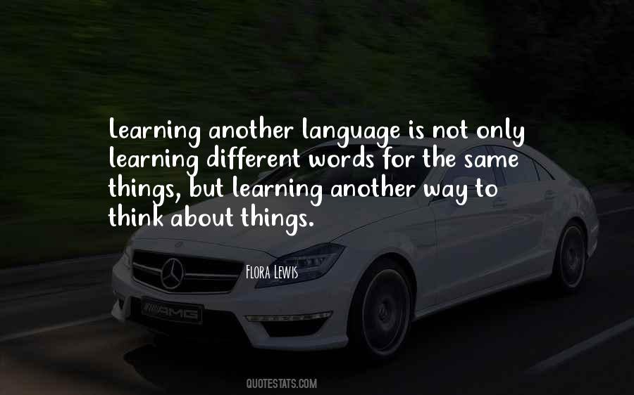 Learning Words Quotes #1493810