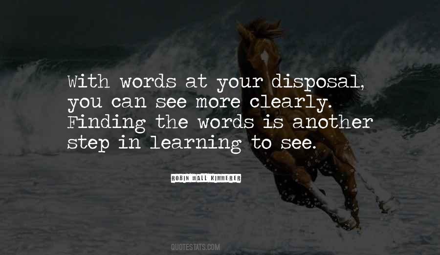 Learning Words Quotes #911828