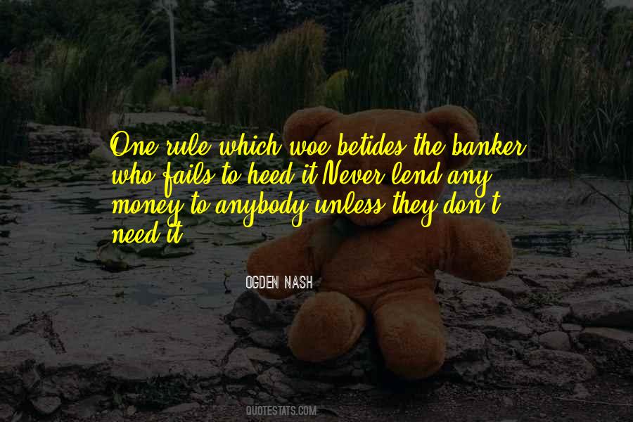 Quotes About Needs And Wants And Money #679310