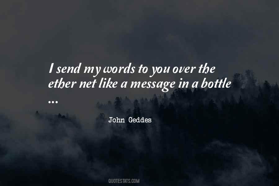 Quotes About A Message In A Bottle #1139744