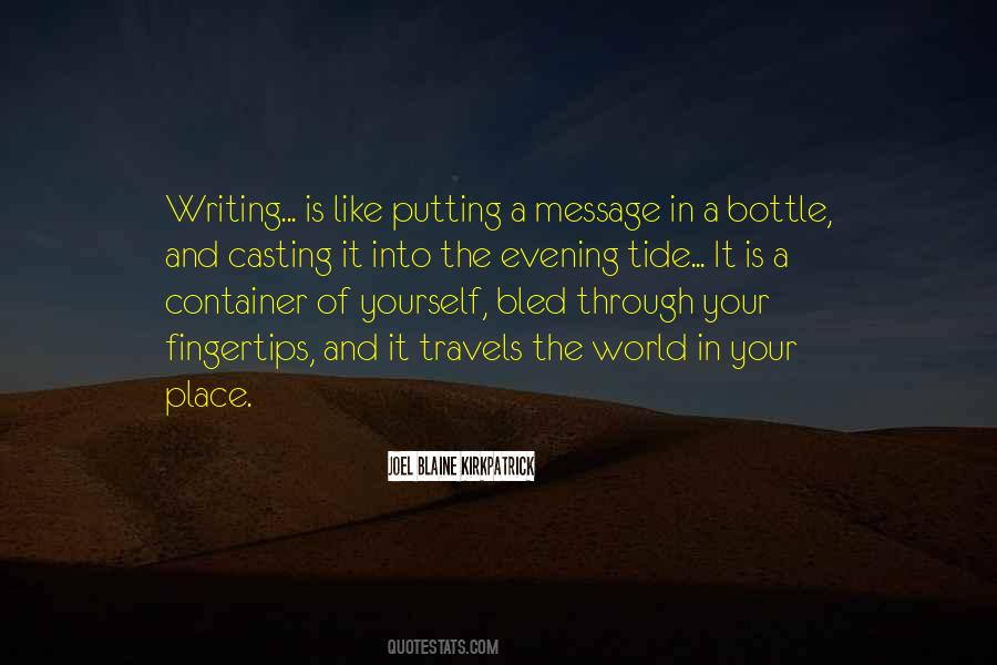 Quotes About A Message In A Bottle #1508945