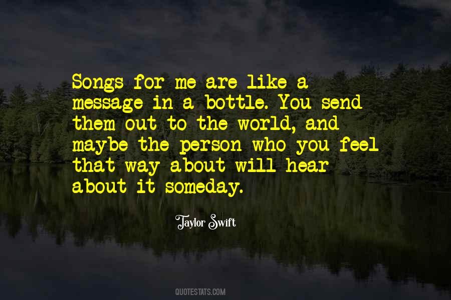 Quotes About A Message In A Bottle #1701