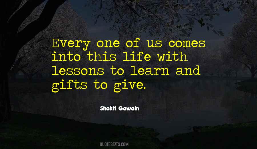 Lessons To Learn Quotes #1124415