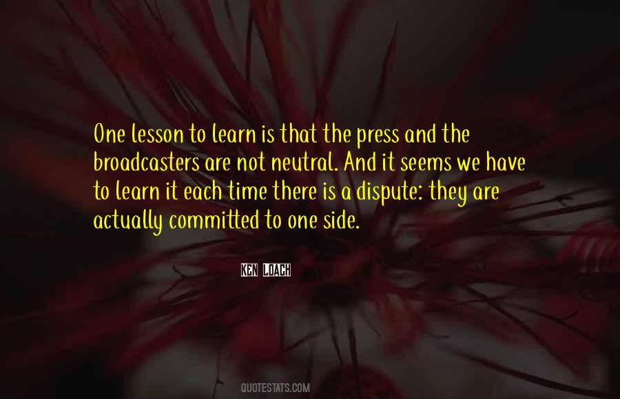 Lessons To Learn Quotes #1261153