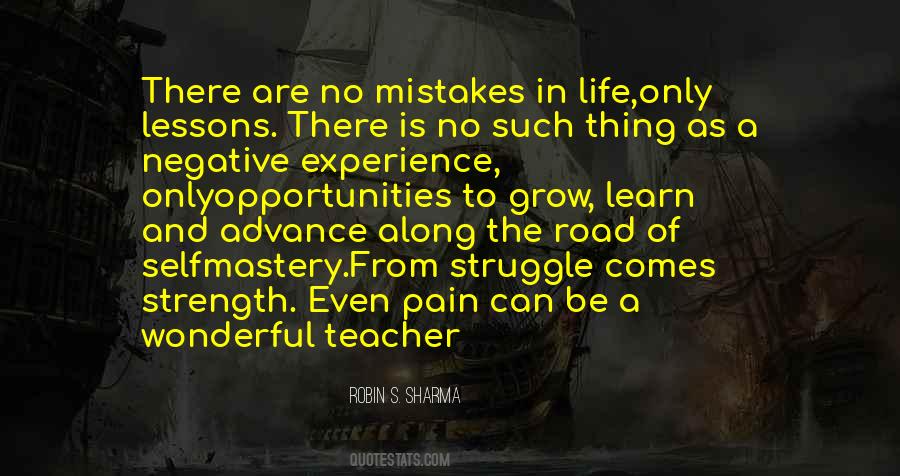 Lessons To Learn Quotes #1503227