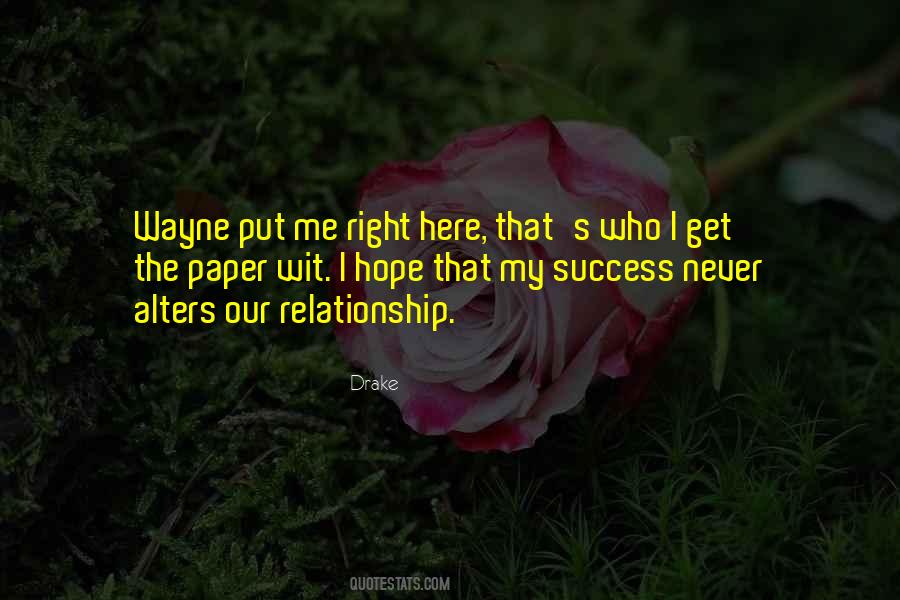 Relationship R M Drake Quotes #1336010