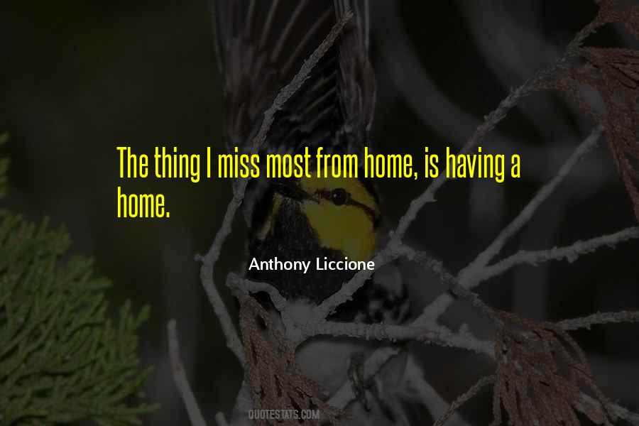 Miss Home Quotes #1265117