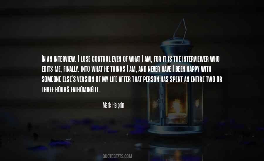 Quotes About Interviewer #662736