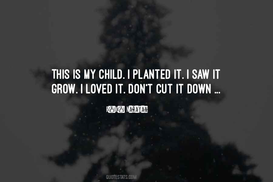 Let Your Child Grow Up Quotes #315578