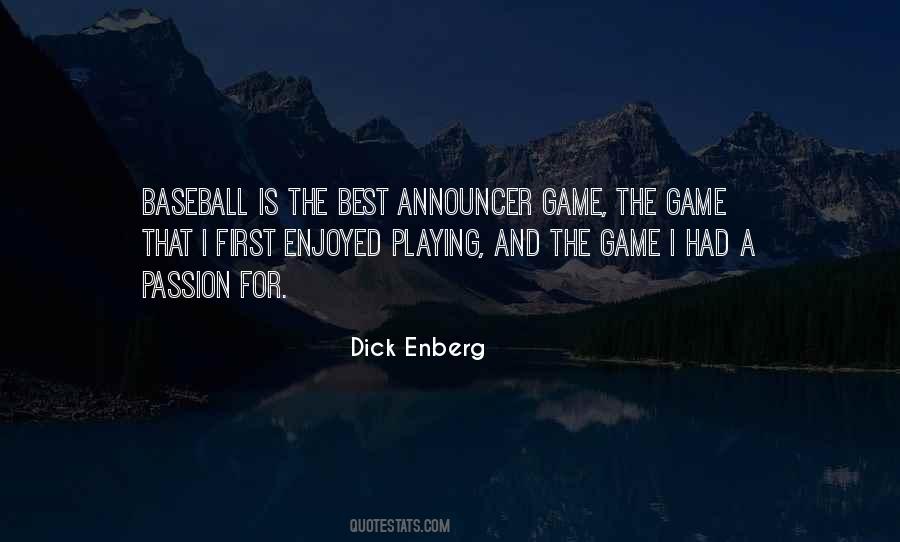 First Baseball Game Quotes #1863565