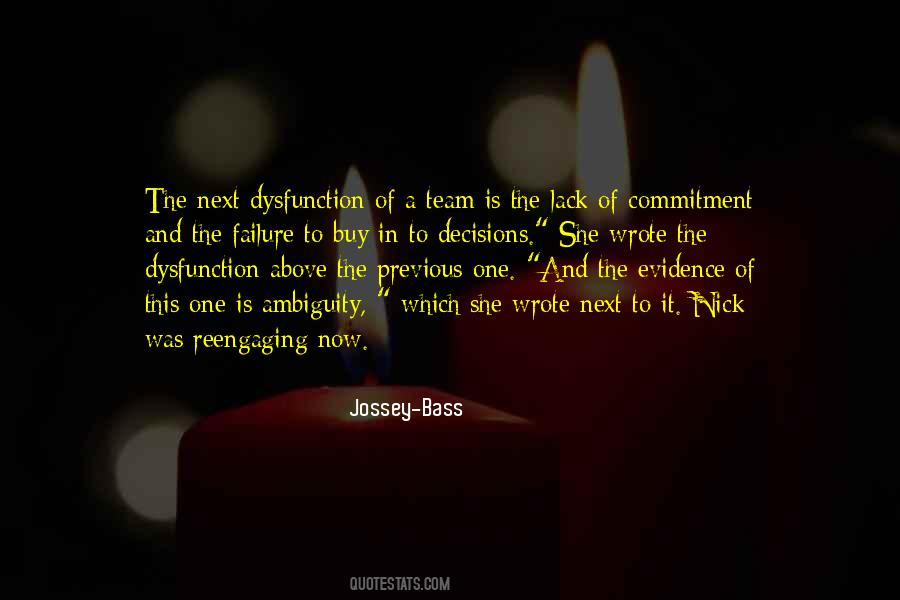 Commitment To Your Team Quotes #782911