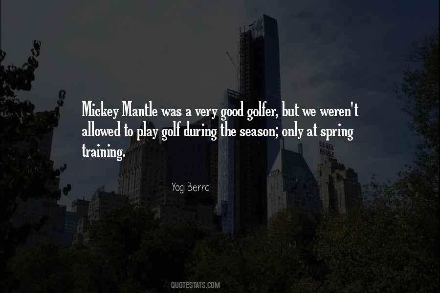 Spring Golf Quotes #219925