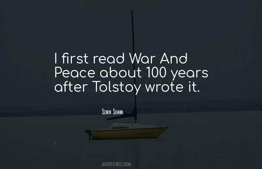 After War Comes Peace Quotes #1199250