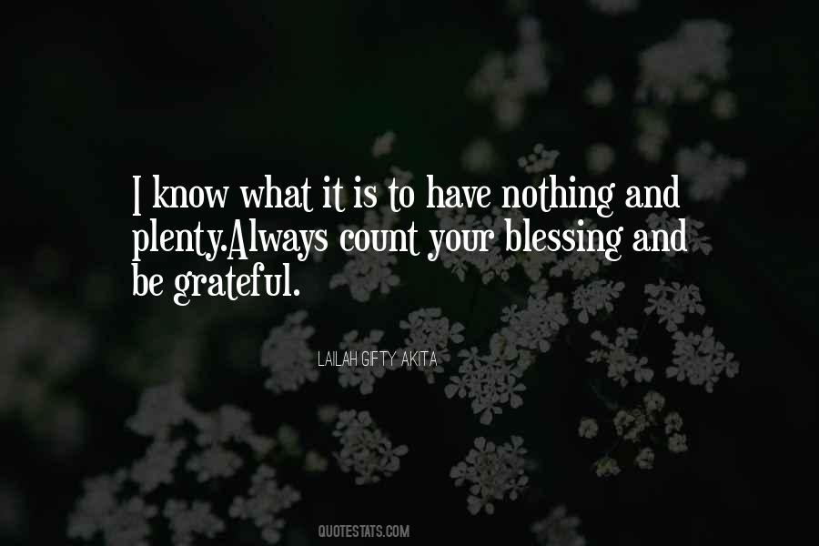 Be Grateful Always Quotes #1036168