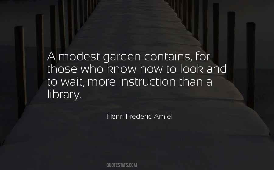 A Library And A Garden Quotes #96378