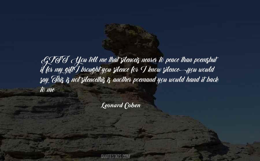 Brought You Back Quotes #1134561
