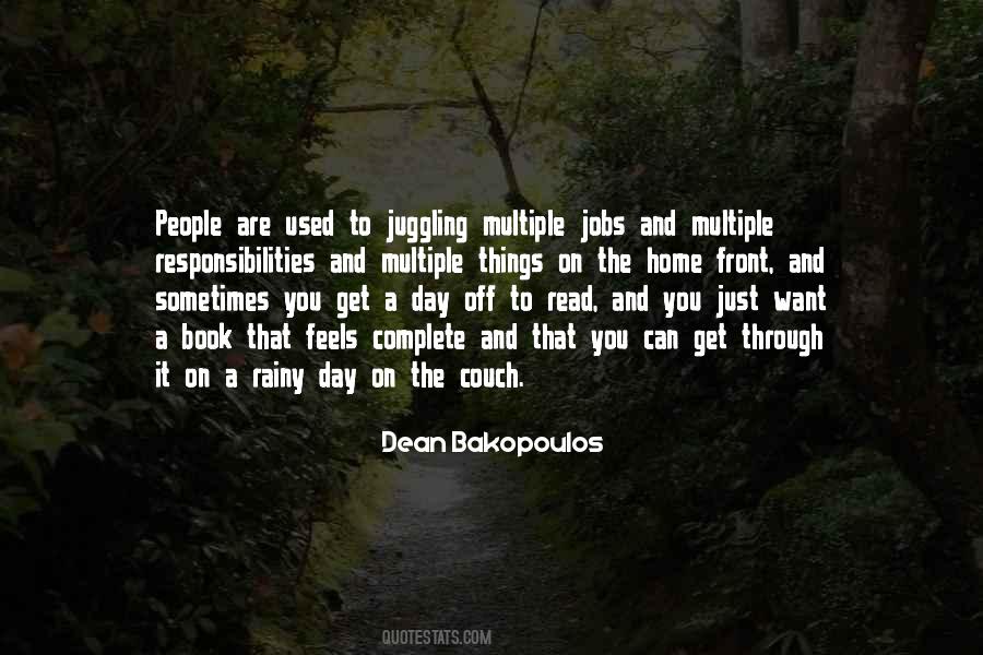 Get Used To Things Quotes #293913