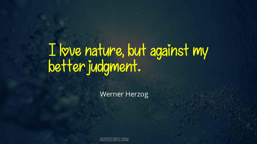 Herzog Nature Quotes #484785