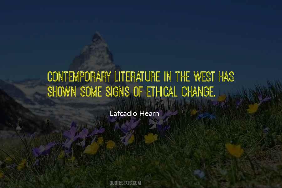 Quotes About Change Literature #974416