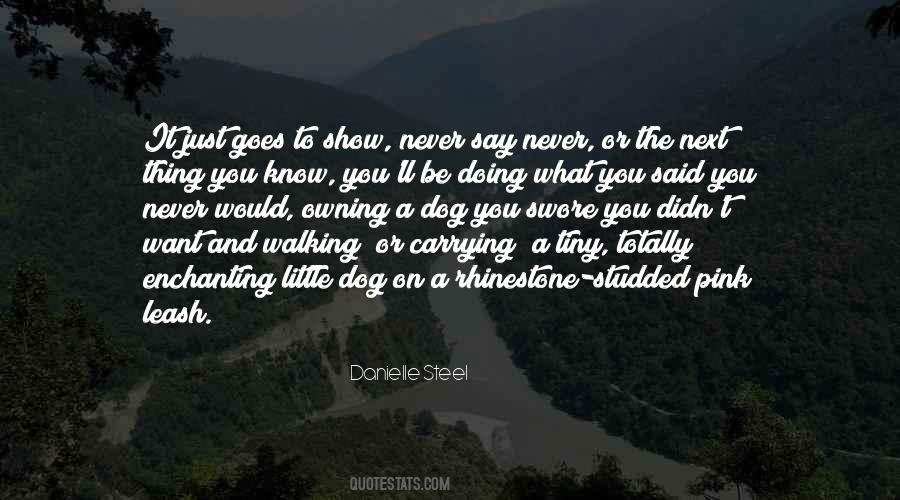 Dog Leash Quotes #1085832
