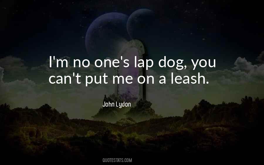Dog Leash Quotes #436374
