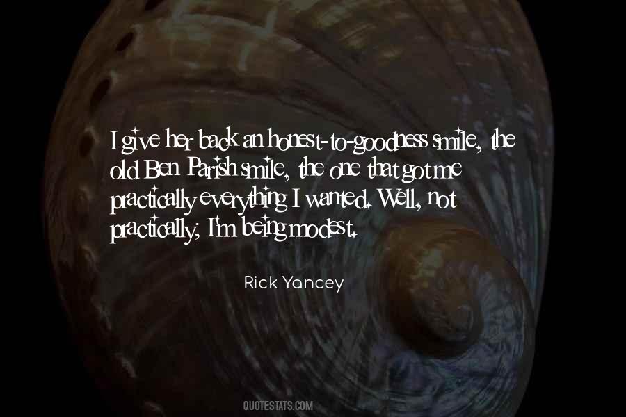 Honest Smile Quotes #1412988