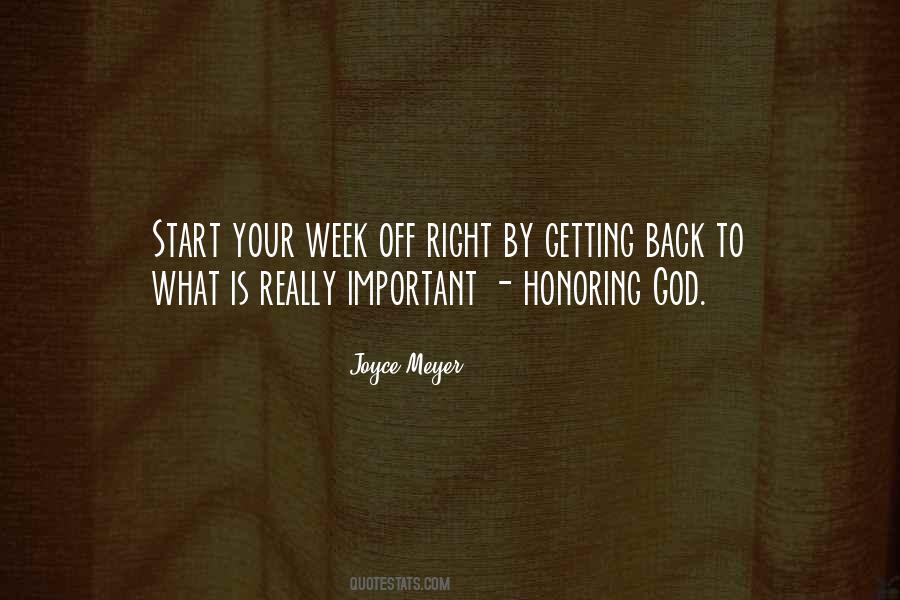 Best Start Of The Week Quotes #255760