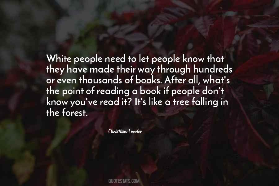Falling Tree Quotes #1213993