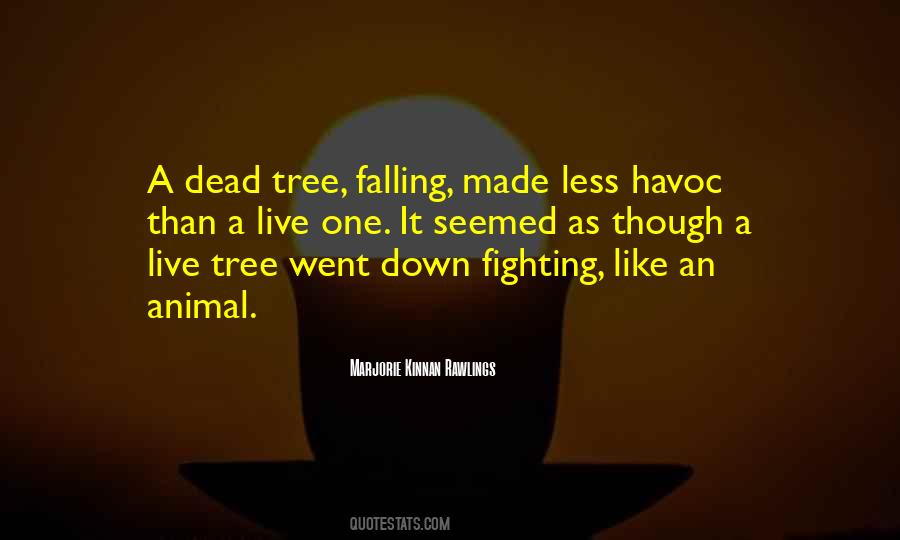 Falling Tree Quotes #361774