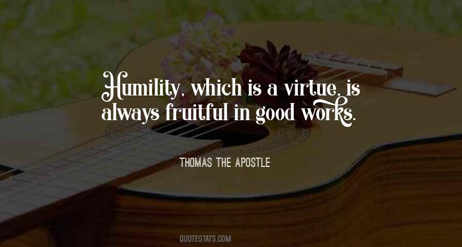 Humility Is A Virtue Quotes #120132