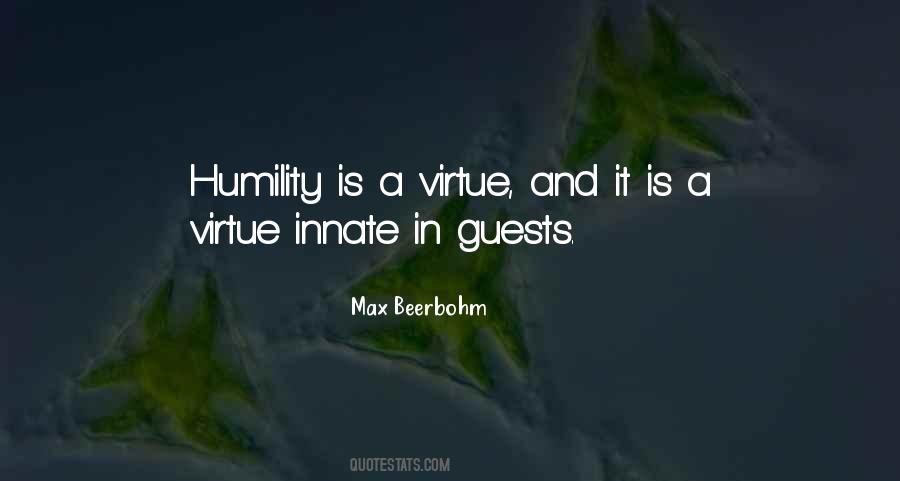 Humility Is A Virtue Quotes #269174