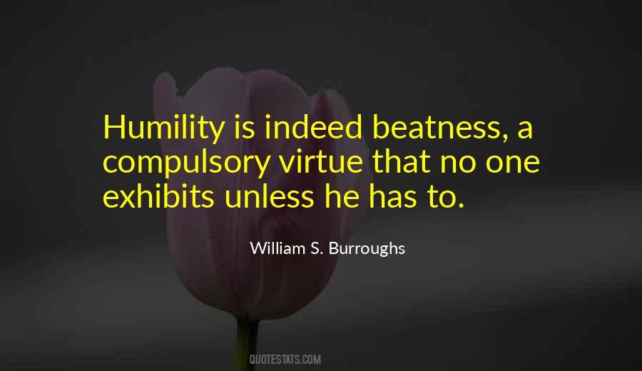 Humility Is A Virtue Quotes #71337