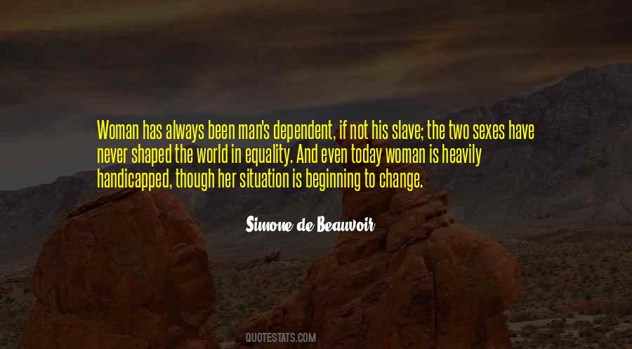 Woman And Man Equality Quotes #1593317