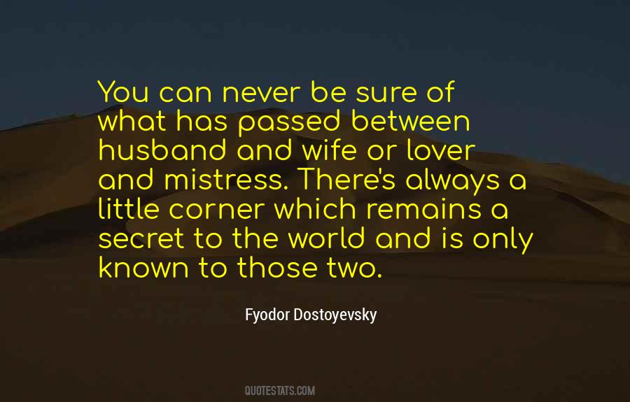 Husband Mistress Quotes #1467181
