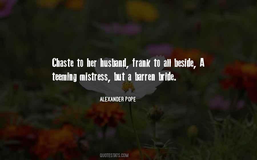 Husband Mistress Quotes #1558020