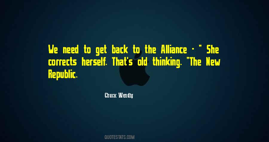 Quotes About New Alliance #1075303