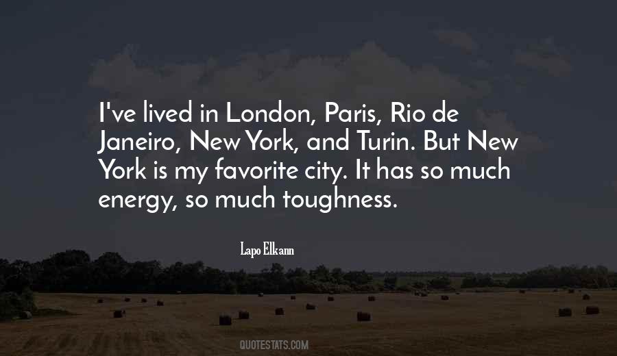 My Favorite City Quotes #1331256
