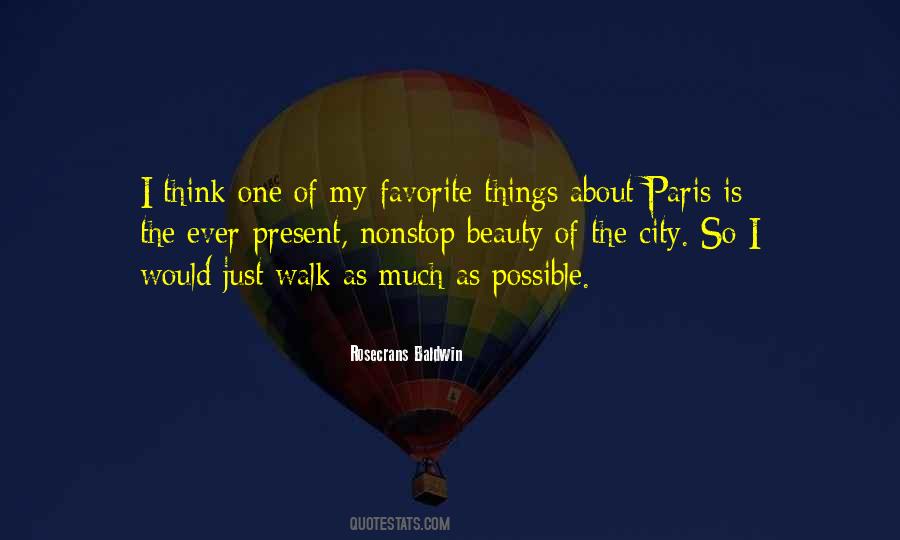 My Favorite City Quotes #1664209