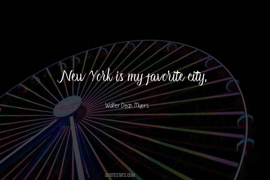 My Favorite City Quotes #1715318