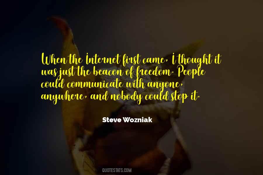 Quotes About Internet Freedom #470239