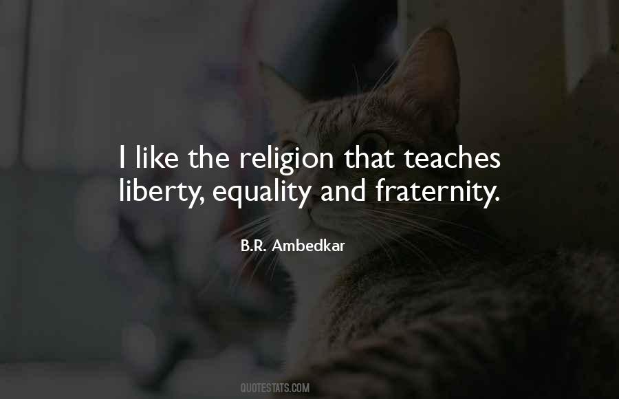 Equality Religion Quotes #1172067