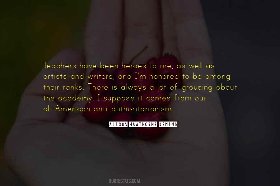 Our Teacher Our Hero Quotes #1044254