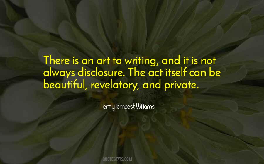 Writing Is An Art Quotes #1841729