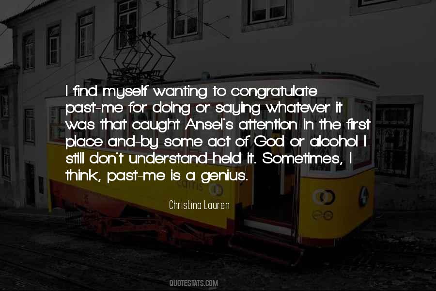 Doing It Myself Quotes #120346