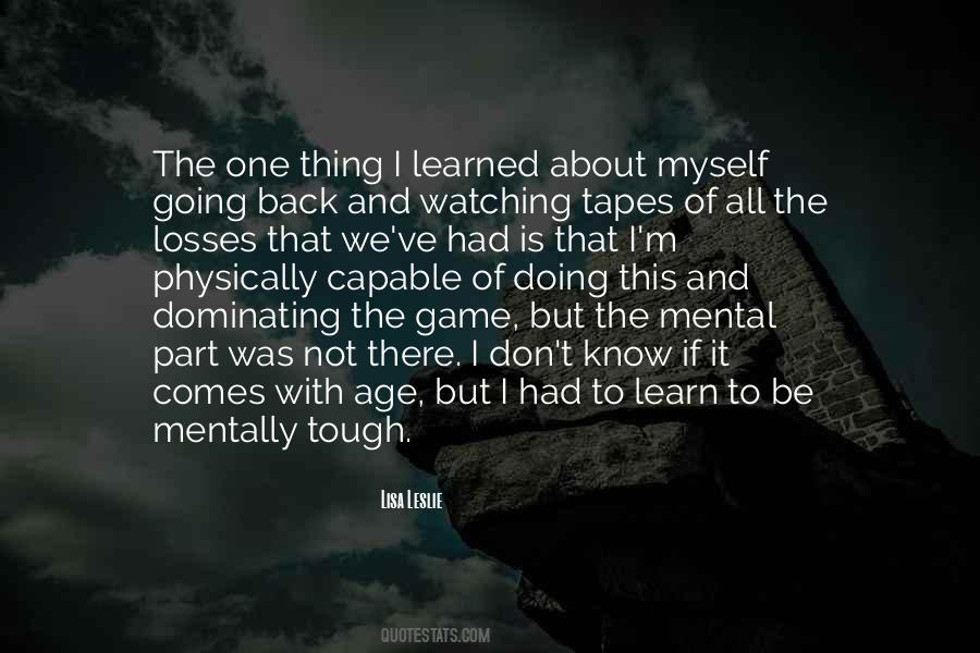 Doing It Myself Quotes #234040