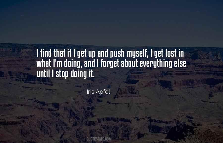 Doing It Myself Quotes #25590