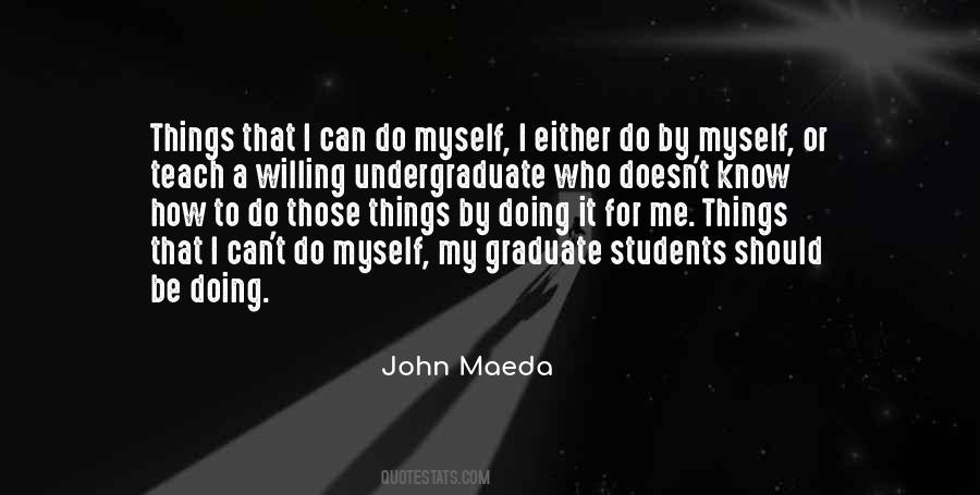 Doing It Myself Quotes #316502