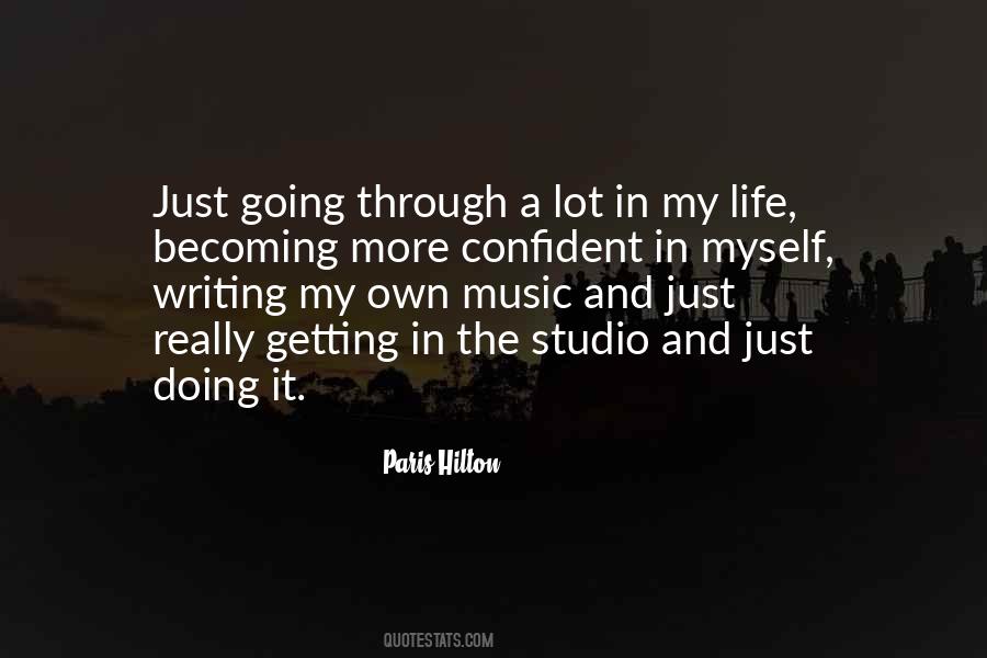 Doing It Myself Quotes #338734
