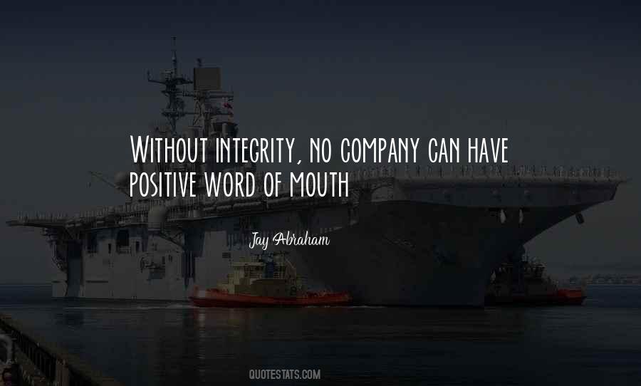 Positive Integrity Quotes #706801