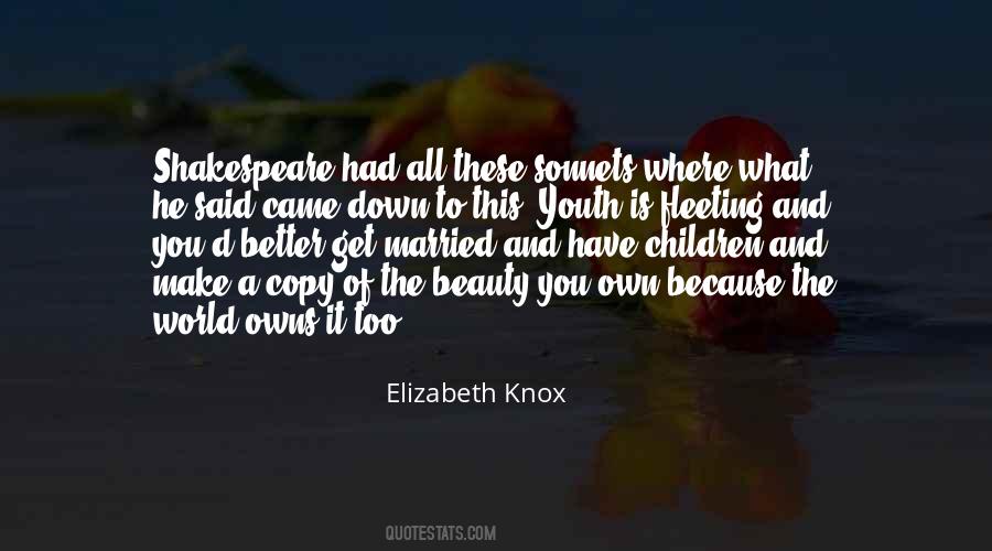 Beauty Youth Quotes #1673565